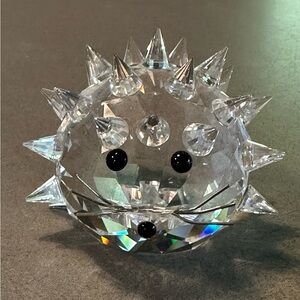 Swarovski Crystal Figurine Hedgehog 2.5”  7630 NR 050